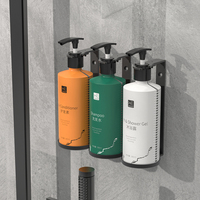 304 distributeur de savon en acier inoxydable noir savon liquide porte-bouteille support désinfectant pour les mains hôtel savon shampooing distributeur