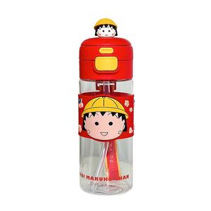Botella de agua para niños Lotso Strawberry Bear, 500 ml, con doble tapa y pajita, para la escuela, diseño de dibujos animados, vaso de plástico. - Product Image 3