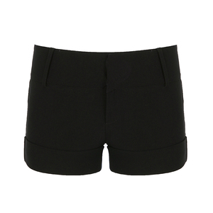 Shorts décontractés style urbain taille haute coupe ajustée avec large ceinture pour femme – Collection été - Product Image 6