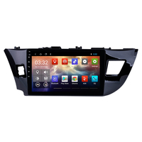 Reprodutor de vídeos de carro para toyota levin corolla, gps com rádio e tela sensível ao toque de 2013, 2014 e 2015 ips