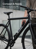 Pompe à vélo portable FAST BEE Mini, 85 PSI, pliable, pour vélo de route et VTT, vente en gros directe d'usine OEM