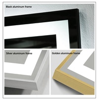 Miroir de Salle de Bain LED Intelligent à Écran Tactile Anti-Buée avec Lumière LED et Haut-Parleur