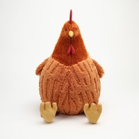 Peluche personnalisée avec logo, poussin Cecil, coq Krini, poulet apaisant, animal en peluche, poupée, coussin décoratif, cadeau, vente en gros