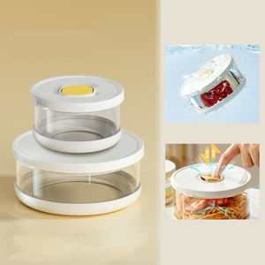 Boîte à lunch portable en verre borosilicaté pour la préparation de <span class=keywords><strong>repas</strong></span>, récipients hermétiques pour la cuisine - Product Image 2