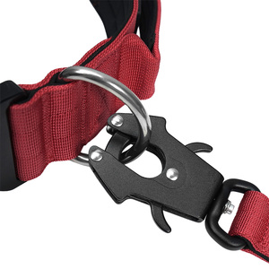 Premium Nylon Tactical <b>Dog</b> <b>Collar</b> And Leash Set Adjustable With D Ring Padded Liner Support <b>Custom</b> For Outdoor <b>Dog</b> Training - Product Image 3