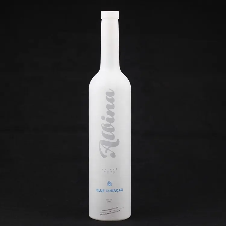 500ml Vodka Bottle Spray Paint Opaque Vodka Glass Bottles 750ml
