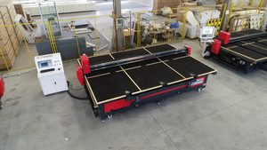 Machine de découpe automatique de verre haute précision E-WORLD 380V, gravure et découpe de tôle couleur personnalisée, traitement intégré du verre - Product Image 5