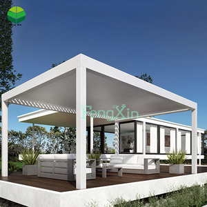 Pergola en aluminium entièrement extérieure, automatique, rétractable, <span class=keywords><strong>coulissante</strong></span> et pliable, imperméable - Product Image 5