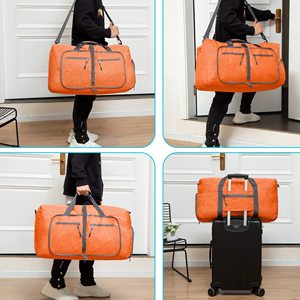 <b>40L</b>/65L Foldable <b>Duffel</b> <b>Bag</b> Water-Repellent Travel Backpack Lightweight Carry <b>Bag</b> for Overnight Weekender Sports Men Women - Product Image 4