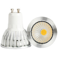 GU10 GU3.5 MR16 E27 Foco LED 3W 5W COB Chip 85-265V Amplio voltaje 24 ° Ángulo de haz para iluminación de tienda de hogar (certificado CE)