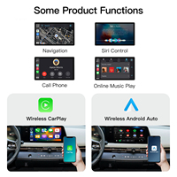 Kit de rétrofit sans fil CarPlay Android Auto pour Nissan Ariya 2020-2024 équipé d'un écran de 12,3 pouces