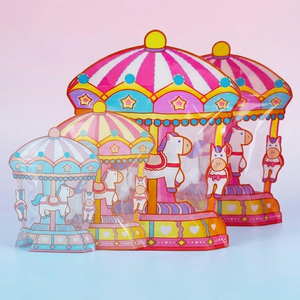 Customized Irregular Die Cut Shape Bag with Window Ziplock Self Sealing Bag for Chewing Gum Jelly and Cookie Packaging - Product Image 3