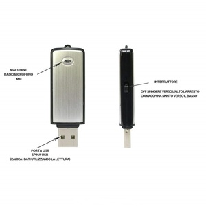 Enregistreur vocal USB SVR003, 8 Go, 90 heures de stockage, format WAV, 8 heures d'enregistrement continu - Product Image 6
