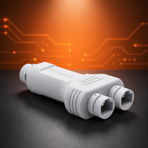 ตัวขยายสัญญาณ POE มาตรฐาน IEEE802.3AF/AT กันน้ำ 30W 1 เข้า 2 ออก สำหรับกล้องวงจรปิดระบบ IP ภายนอกอาคาร - Product Image 2