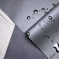 Tentes personnalisées en gros, 100% polyester, imperméables, enduites de PU, tissu Oxford ripstop tissé uni 600D, résistant aux déchirures, poids moyen