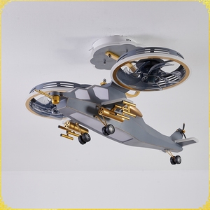 مروحية ديكور متعددة السرعة الموقت جهاز التحكم عن بعد عكس الضوء التطبيق التحكم الحديثة بقيادة الطائرات لغرفة نوم الأطفال - Product Image 2