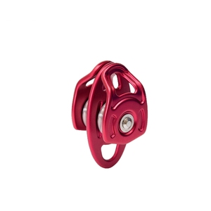 Briquet de charge adula, petites bobines forgées à chaud avec roulement à billes, double poulie en aluminium pour sauvetage et escalade - Product Image 4