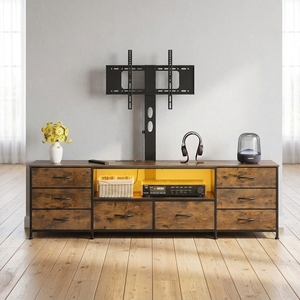 Soporte de <span class=keywords><strong>TV</strong></span> Inteligente de Madera con Función de Almacenamiento para Televisores de <span class=keywords><strong>65</strong></span> <span class=keywords><strong>Pulgadas</strong></span> o Más, <span class=keywords><strong>Mueble</strong></span> Moderno de Lujo para Sala de Estar - Product Image 6