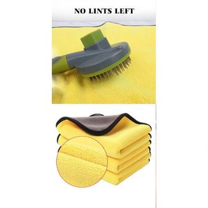 Toalla de Limpieza para Auto Personalizada, Absorbente, de Microfibra Tejida de Coral, Ecológica, Sin Pelusas, de Secado Rápido, para Lavado y Pulido de Autos - Product Image 3