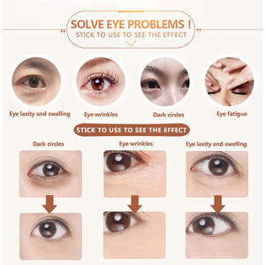 Gel poudre or masque pour les yeux Hydrogel sous les yeux patchs pour anti-rides et extensions de cils Crystal Collagen - Product Image 5