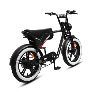 Bicicleta Eléctrica Popular con Llantas Gruesas, Batería de Litio, Motor de 250W en la Rueda Trasera, Una Velocidad, Mini Bicicleta de Montaña, Cuadro de Acero Hi-Ten, 20"x4.0" - Product Image 5
