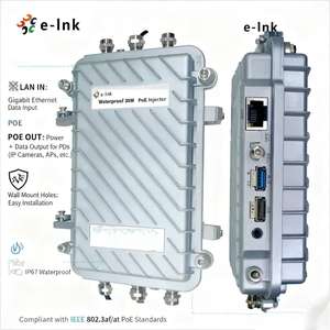 <span class=keywords><strong>Inyector</strong></span> PoE Gigabit Industrial <span class=keywords><strong>de</strong></span> 30W para Exteriores, Resistente al Agua, con Protección Contra Sobretensiones <span class=keywords><strong>de</strong></span> 6KV, Venta al Por Mayor - Product Image 1