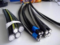 0,6/1kv Cable concéntrico de aluminio XLPE/PVC Cable ABC de aluminio