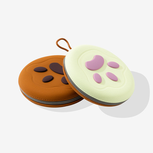 Tazón Doble de Silicona Plegable y Portátil para Mascotas, Perros y Gatos, Ideal para Viajes y Campamentos al Aire Libre, Venta al Por Mayor Personalizada - Product Image 1