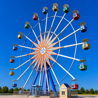 Grande Roue Géante Commerciale de 30m pour Parc d'Attractions Extérieur à Vendre