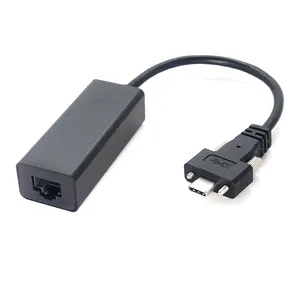 Loại C USB3.0 Ethernet Adapter với vít LAN RJ45 Card mạng 1000Mbps USB Hub