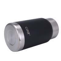 Innen außen 304 Stahl doppelwandige vakuum isolierte Kolben thermos flasche mit Löffel 600ml thermischer Edelstahl Warmhalten Lebensmittel glas