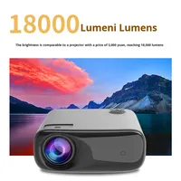 Nouveau projecteur intelligent Android 1080P 1000 ANSI avec autofocus et entrée d'écran automatique pour réunions de bureau, vente en gros transfrontalière et usage domestique (CRT)
