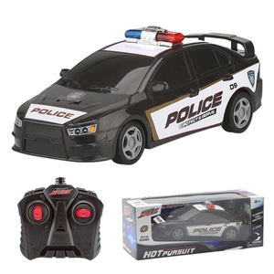 Voiture de police télécommandée à l'échelle 1/20 sur le thème de la ville, pour enfants, jouet en plastique à 4 canaux avec 22 designs et portée de 25 m - Product Image 1