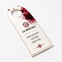Boîte en papier personnalisée pour bouteille de vin avec support de col de bouteille, emballage de produit et présentoir promotionnel