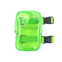 Sac de jambe transparent imperméable de grande capacité, nouvelle mode 2025, personnalisé, pour le carnaval, pochette pour téléphone