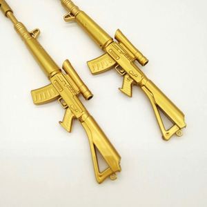Promotional Creative Simulation Machine Gun Gel <b>Pen</b> With Writing Black Ink or Blue <b>Refill</b> for Student Stationery Gift - Product Image 6
