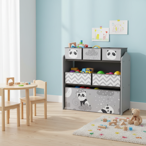 Caja de Juguetes y Organizador Gris con Caja de Almacenamiento para Organizar Juguetes y Artículos Esenciales Modelo AL1239 - Product Image 3