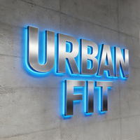 Letrero LED Personalizado, Letras Metálicas Retroiluminadas, Letreros Iluminados para Negocios, Letrero con Logotipo LED, Montado en la Pared, para Oficina, Recepción, Bar, Club