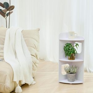 Oushumei Bathroom <b>Corner</b> <b>Shelf</b> 3 Tier Freestanding Triangular Storage For Toilet Sink Area - Product Image 4