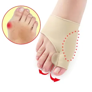 Zehen abscheider Hallux Valgus Bunion Corrector Orthesen Füße Knochen Daumen Einsteller Korrektur Pediküre Socken glätter