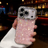 Coque de téléphone portable de luxe scintillante et antichoc pour Apple iPhone (tous modèles 18 Pro Max, 17, 16) et Samsung Galaxy S26, S25 – Vente en gros, Nouveauté