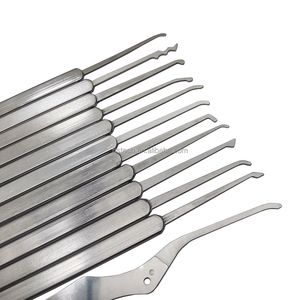 Outils <span class=keywords><strong>de</strong></span> ramassage élégants en acier inoxydable, ensemble <span class=keywords><strong>de</strong></span> crochets simples déverrouiller outils <span class=keywords><strong>de</strong></span> serrurier - Product Image 5