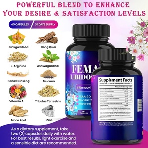 OEM ODM Private <b>Label</b> Custom Herbal Maca Root Capsules for Women, Multinutrient Supplement Support Energy & Anti-Aging Wellness - Product Image 2