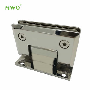 Charnière de <span class=keywords><strong>porte</strong></span> de <span class=keywords><strong>douche</strong></span> en laiton et alliage de zinc or rose à 90 degrés pour verre - Product Image 3