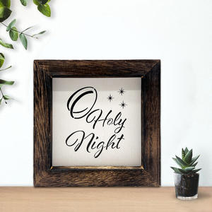 UIONEN Craft DIY 0395 Classic Wooden <b>Desktop</b> Decoration Ornaments Home Holiday Decorations Solid <b>Wood</b> One-Piece Custom - Product Image 4