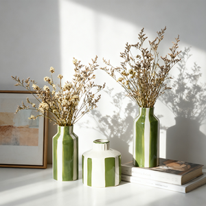 Jarrón de Cerámica en Oferta, Jarrón de Porcelana Personalizado para Arreglos Florales, Adornos para Regalos de Festividades, Bodas y Decoración del Hogar - Product Image 4