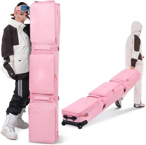 Free sample Ski <b>Boots</b> And Snowboard <b>Boots</b> Bag Custom Ski Travel Bag Perfect For Travel <b>With</b> Waterproof Exterior & Bottom - Product Image 1