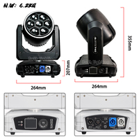 Both Lighting 7x40W Bee Eyes Moving Head Light Sharpy Light Regenbogeneffekte RGBW 4in1 LED für Hochzeit DJ Party Bühne