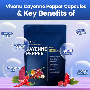 Cápsulas Blandas de Capsaicina de Alta Calidad 12 en 1 Antiinflamatorias, Antioxidantes y Reforzadoras del Sistema Inmunitario - Product Image 3