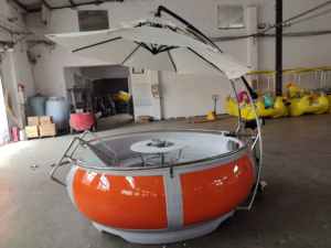 Embarcación Resistente a Impactos QIQU, Fabricada con Rotomoldeo, con Parrilla, para 8 Personas, <span class=keywords><strong>de</strong></span> Polietileno, Tipo Donut, para Barbacoa Acuática - Product Image 2